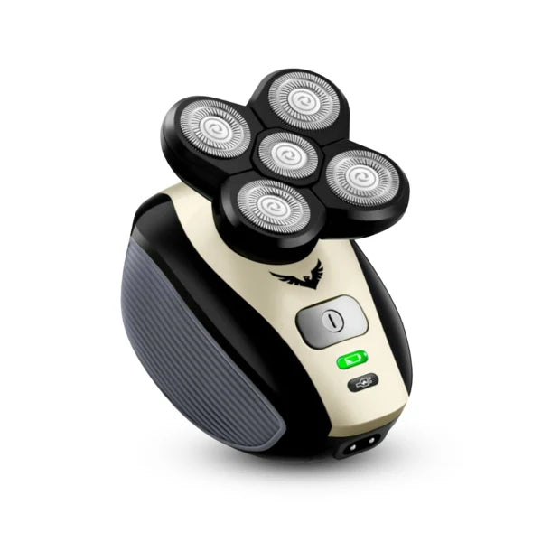 Head Shaver Five Rotating Blades Waterproof & USB Rechargeable