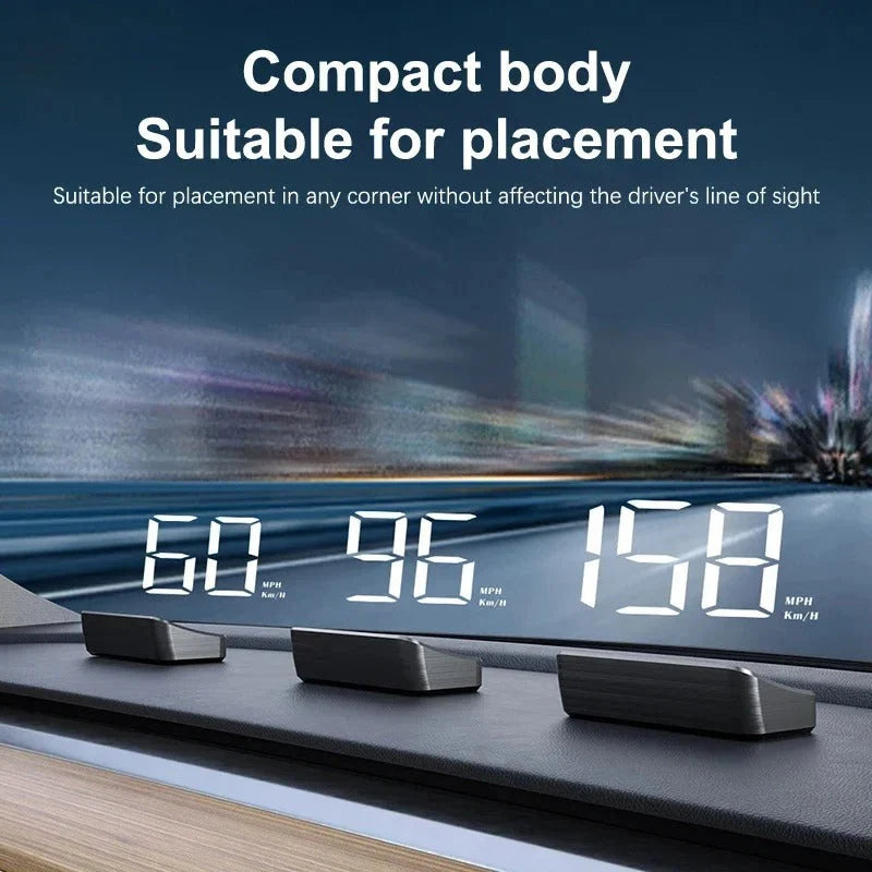 Head-Up Speedometer LED Projection & Auto Brightness
