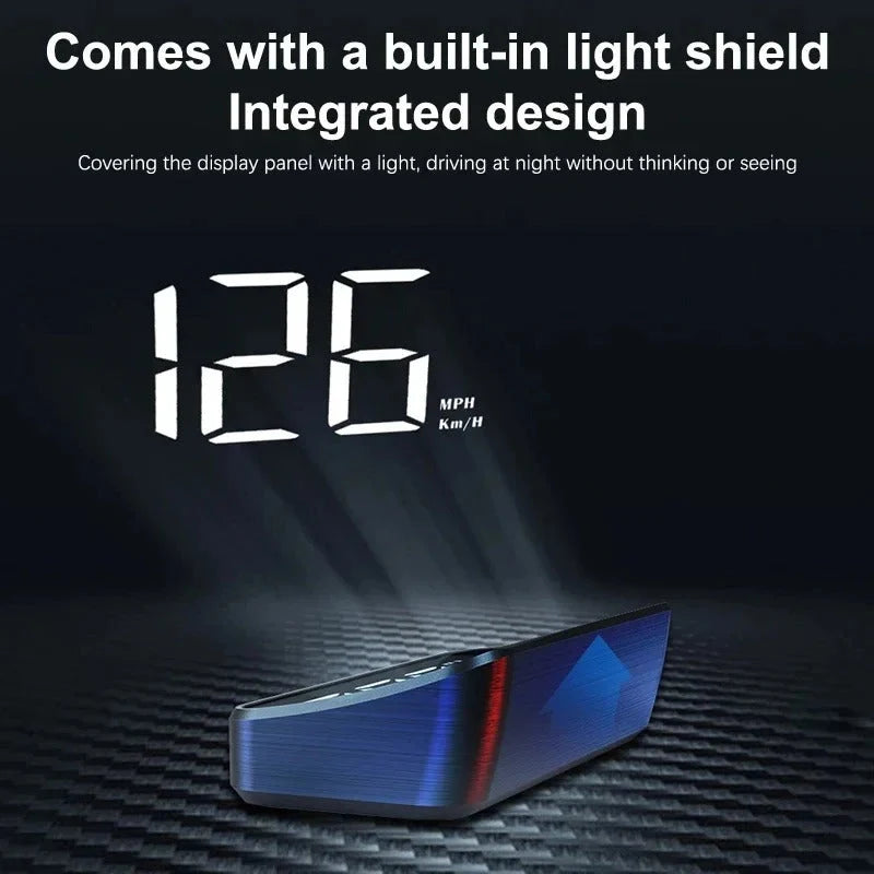 Head-Up Speedometer LED Projection & Auto Brightness