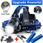 Headlamp Rechargeable Zoomable Beam & SOS Mode