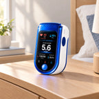Health Monitor Noninvasive Glucose Tracking Clear Display