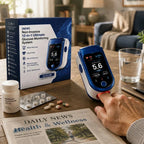 Health Monitor Noninvasive Glucose Tracking Clear Display
