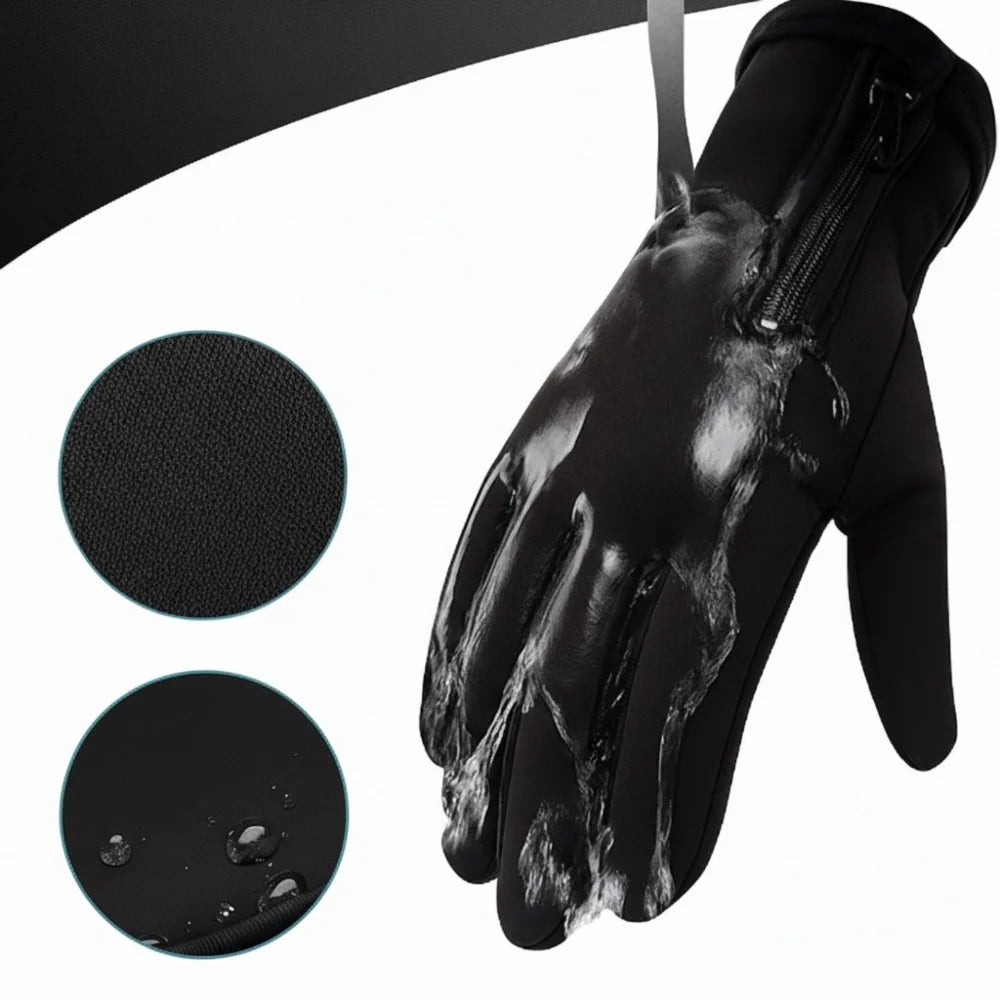 Heated Gloves Rechargeable Battery Touchscreen Water-Resistant