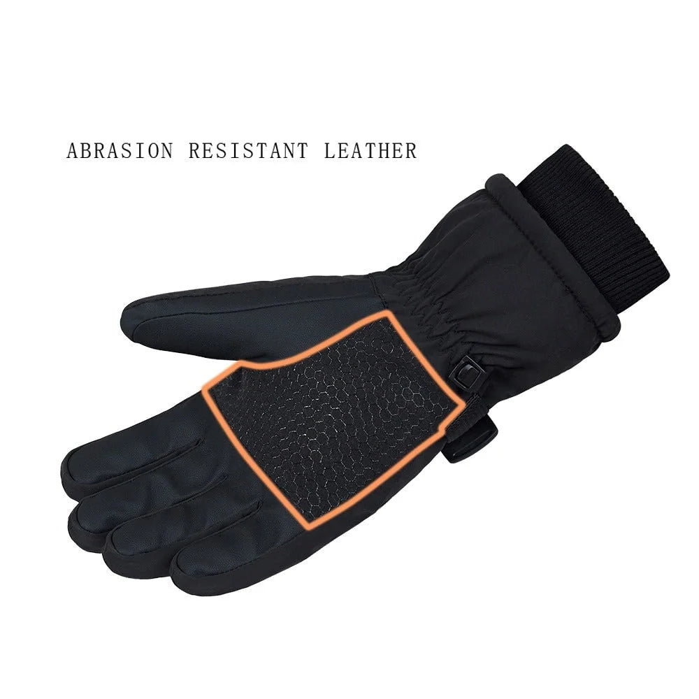 Heated Gloves Rechargeable Waterproof Touchscreen-Compatible