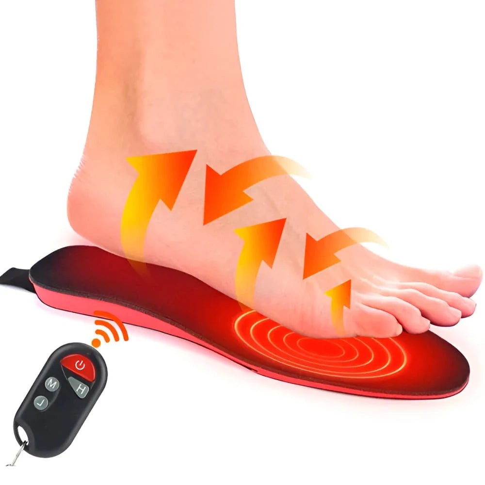 Heated Insoles Wireless Remote USB Rechargeable