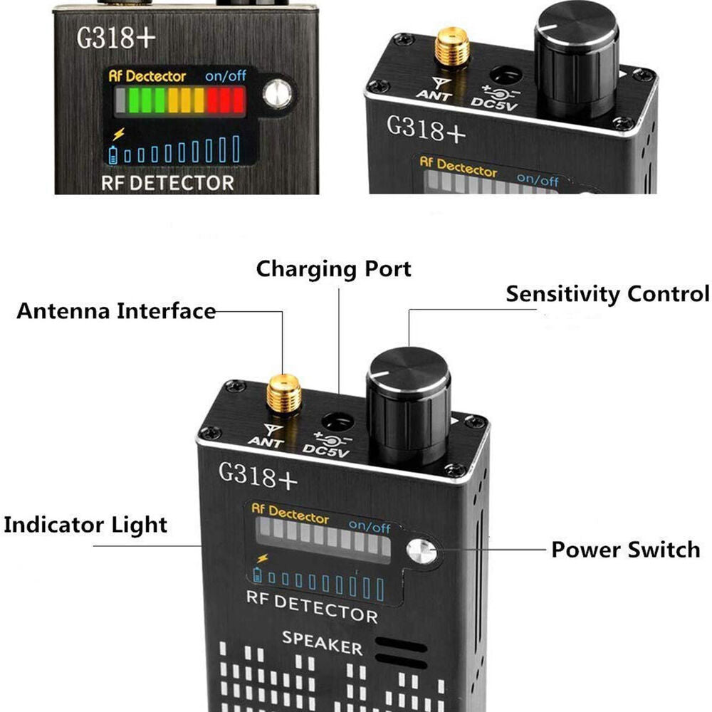 Hidden Camera & GPS Detector Compact Multi-Frequency