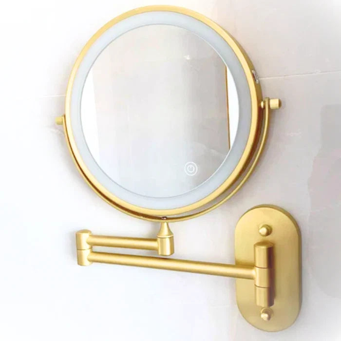 Illuminated Makeup Mirror Dimmable Rechargeable 3x Magnification