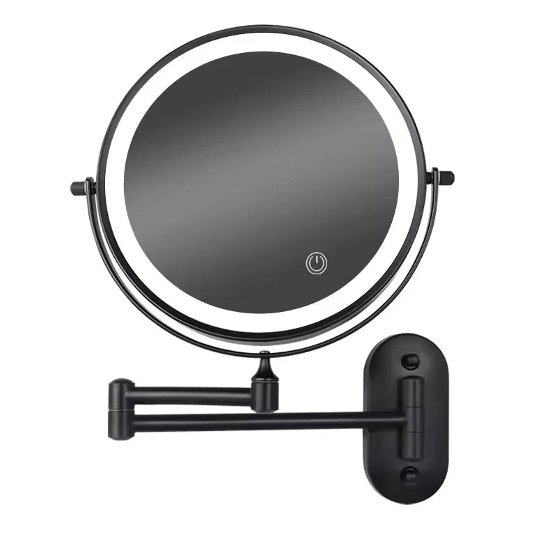 Illuminated Makeup Mirror Dimmable Rechargeable 3x Magnification