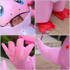 Inflatable Costume Full-Body Battery-Operated Fan Clear Face Window