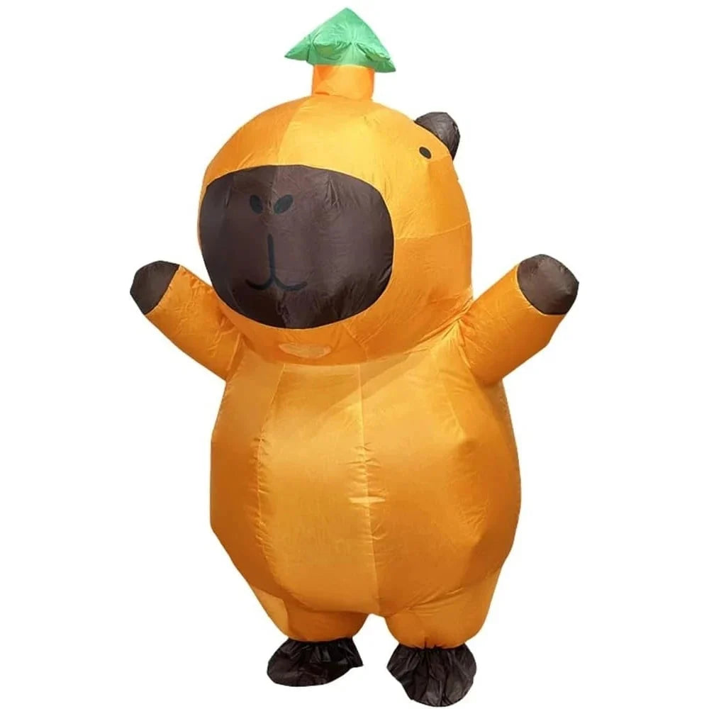 Inflatable Costume Full-Body Built-In Fan Leaf Hat