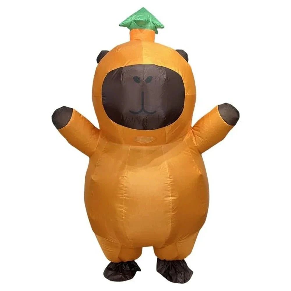 Inflatable Costume Full-Body Built-In Fan Leaf Hat