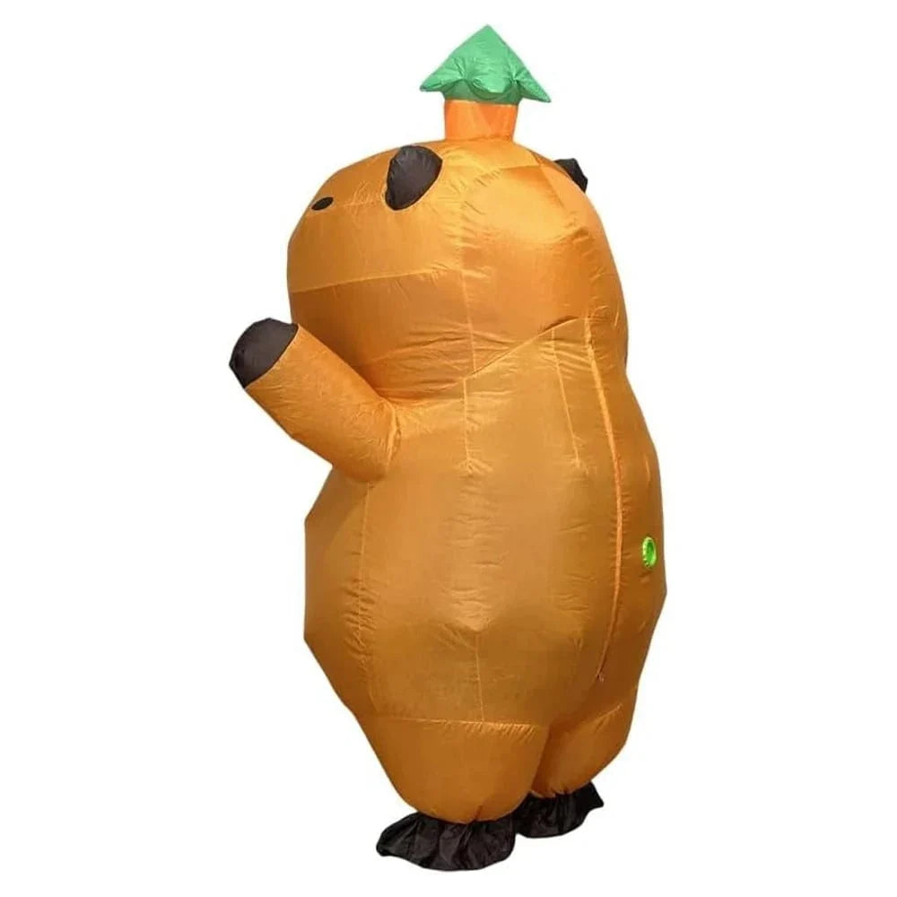 Inflatable Costume Full-Body Built-In Fan Leaf Hat