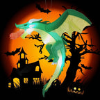 Inflatable Dragon Integrated LED & Fireball Effect