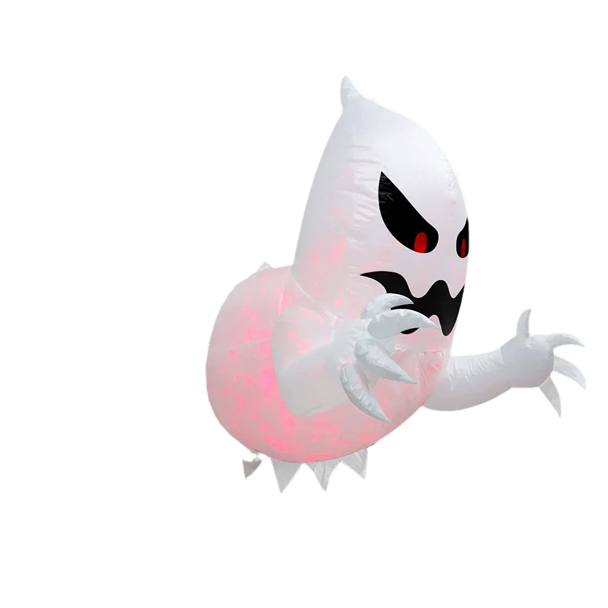 Inflatable Ghost Decoration Glowing Red Eyes LED-Lit