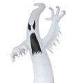 Inflatable Ghost Menacing Face & Long Arms Weather-Resistant