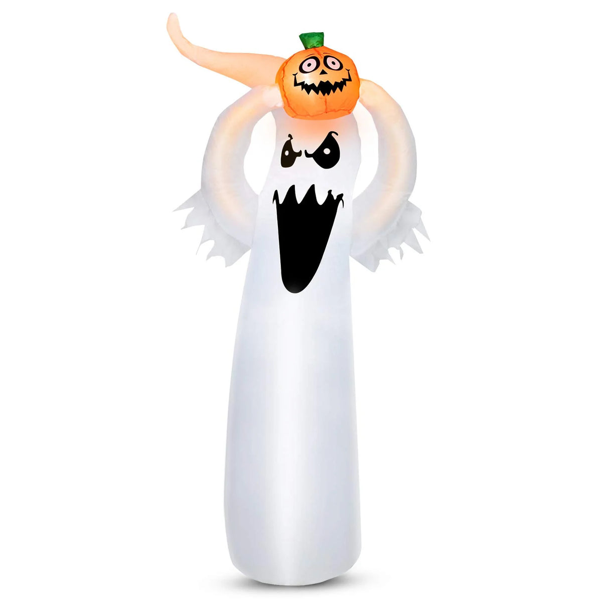Inflatable Ghost Spooky Face & Long Arms