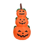 Inflatable Halloween Decoration Stacked Pumpkins LED Lit Weather-Resistant