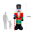 Inflatable Nutcracker LED-Lit Outdoor Decor