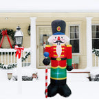 Inflatable Nutcracker LED-Lit Outdoor Decor