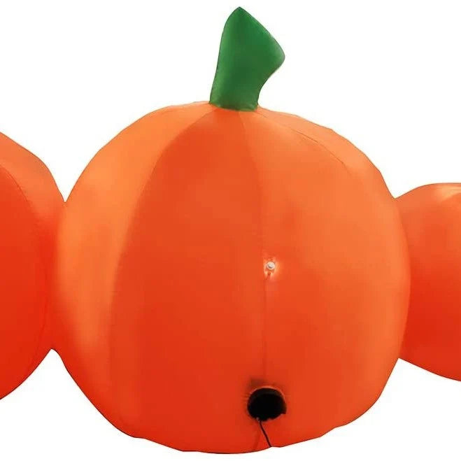 Inflatable Pumpkin Smiling Jack-O'-Lantern Weather-Resistant Easy Setup