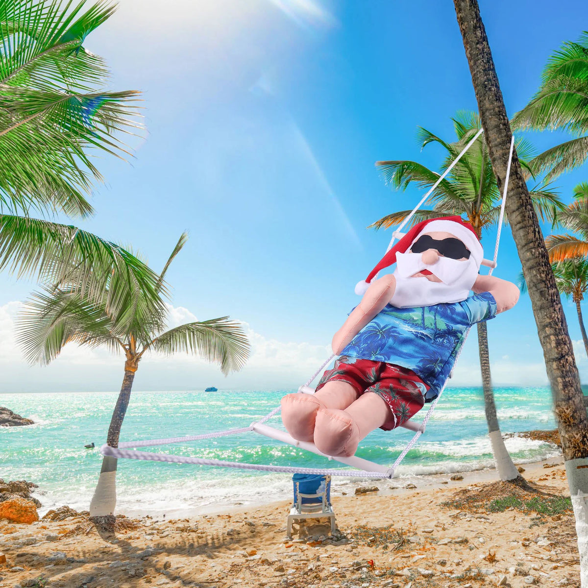 Inflatable Santa Decoration Quick Inflate & Weather-Resistant