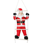 Inflatable Santa On Ladder Weatherproof LED Lights