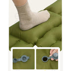 Inflatable Sleeping Pad Self-Inflating With Pump 40D Nylon Waterproof