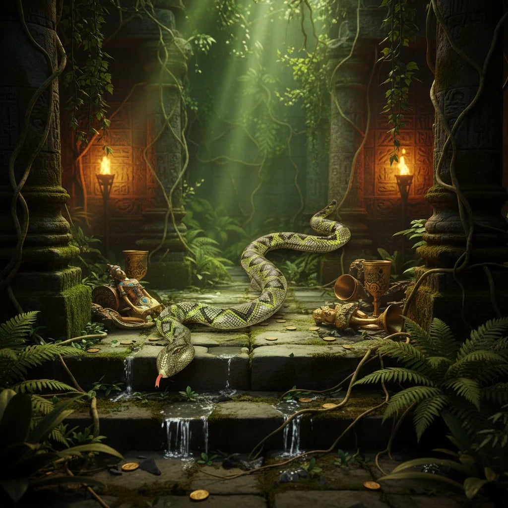 Inflatable Snake Realistic Scales Waterproof PVC