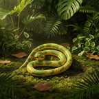 Inflatable Snake Realistic Scales Waterproof PVC