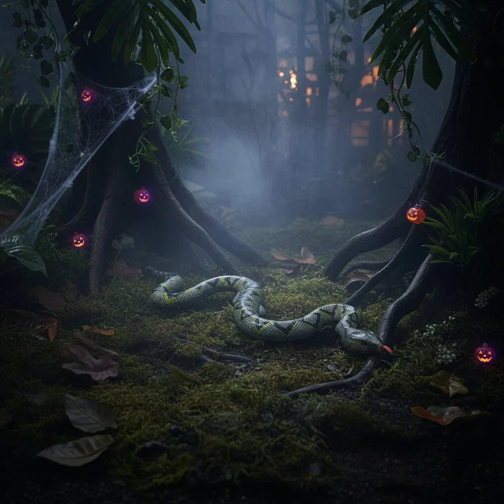 Inflatable Snake Realistic Scales Waterproof PVC