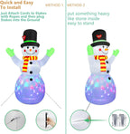 Inflatable Snowman LED Lighted Weather-Resistant 84 Inch