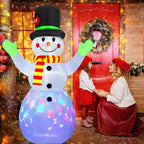 Inflatable Snowman LED-Lit Weather-Resistant 213 cm