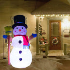 Inflatable Snowman Large Weatherproof Easy-Inflate Blower & Stakes