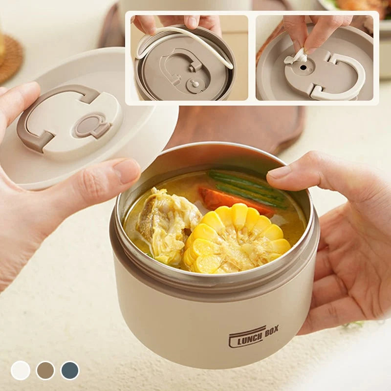Insulated Bento Lunch Box Stackable Stainless Steel Leak-Proof