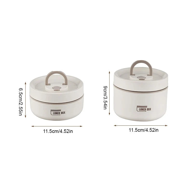 Insulated Bento Lunch Box Stackable Stainless Steel Leak-Proof