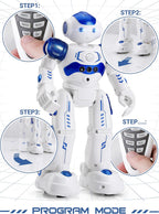 Interactive Robot Toy Programmable 50 Actions Rechargeable