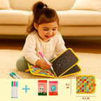 Kids Drawing Book Wipe-Clean Marker & Crayon Compatible