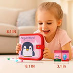 Kids Drawing Book Wipe-Clean Marker & Crayon Compatible