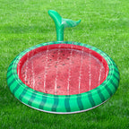 Kids Inflatable Pool PVC Watermelon Design Integrated Spray
