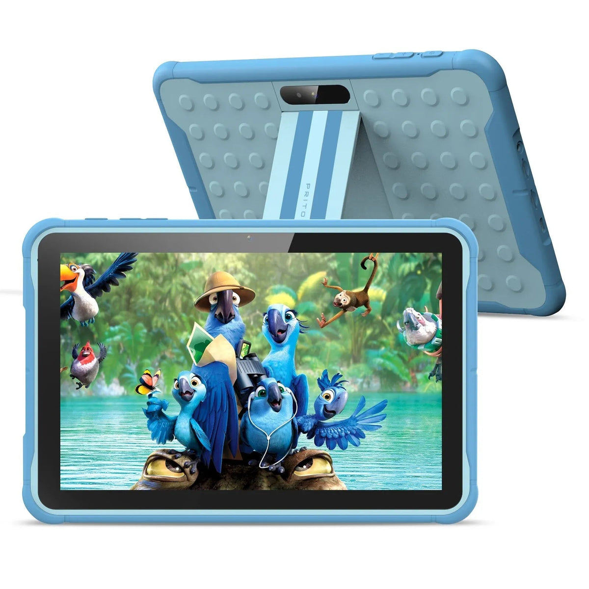 Kids Learning Tablet HD Display Expandable Storage Protective Case