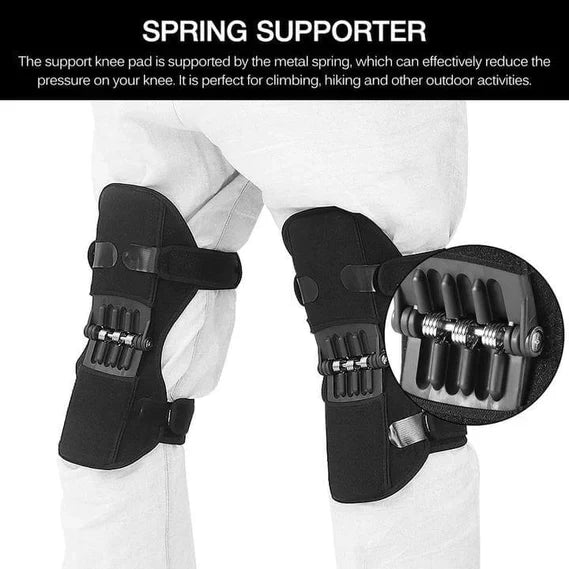 Knee Pads Dual-Spring Aluminum Frame & Adjustable Straps