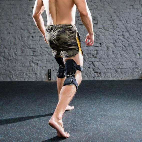 Knee Pads Dual-Spring Aluminum Frame & Adjustable Straps
