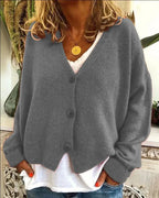 Knit Sweater Printed Soft Versatile Fit