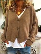Knit Sweater Printed Soft Versatile Fit