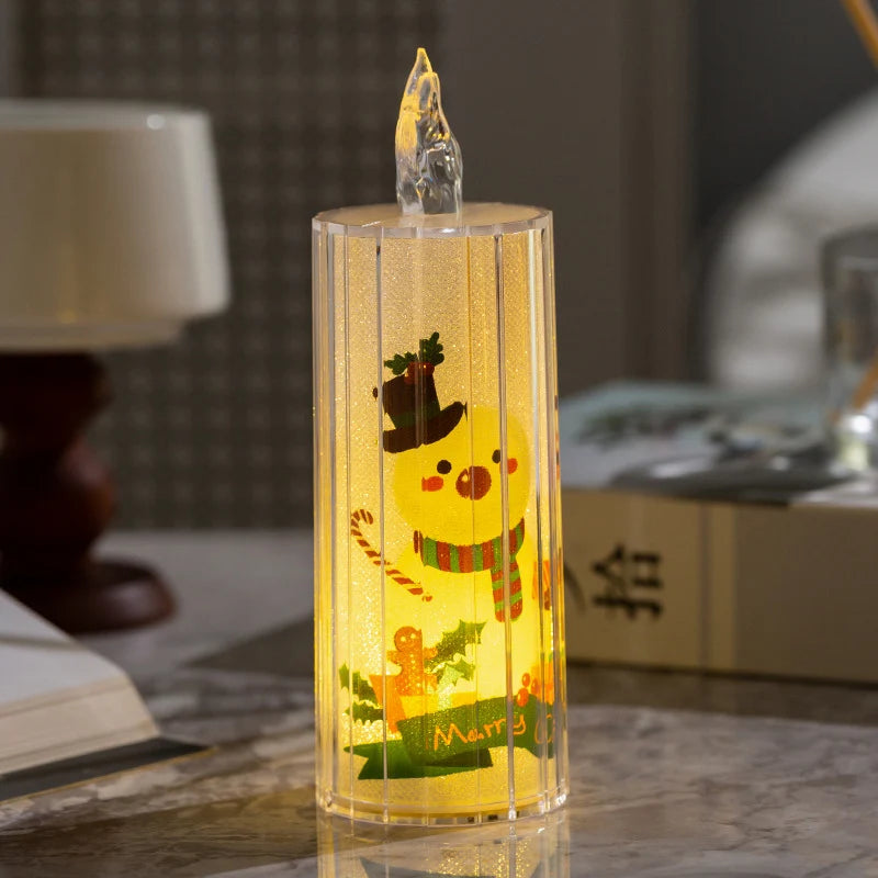 LED Christmas Candle Flame-Effect Assorted Designs