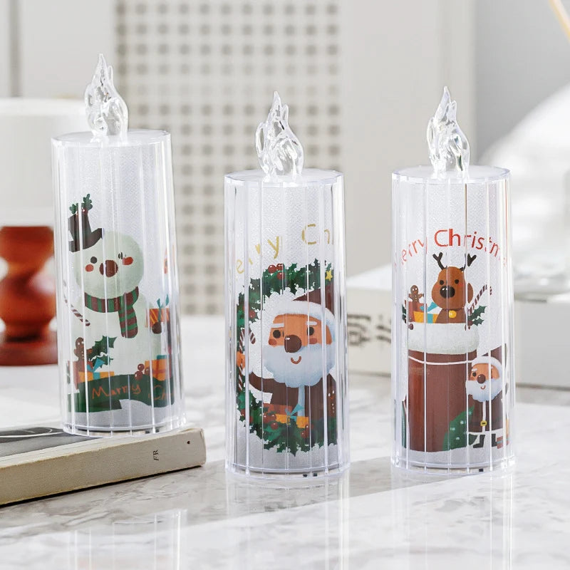 LED Christmas Candle Realistic Flickering Battery-Operated