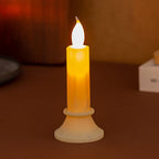 LED Decorative Candle Realistic Flicker Fire-Resistant & Battery-Free