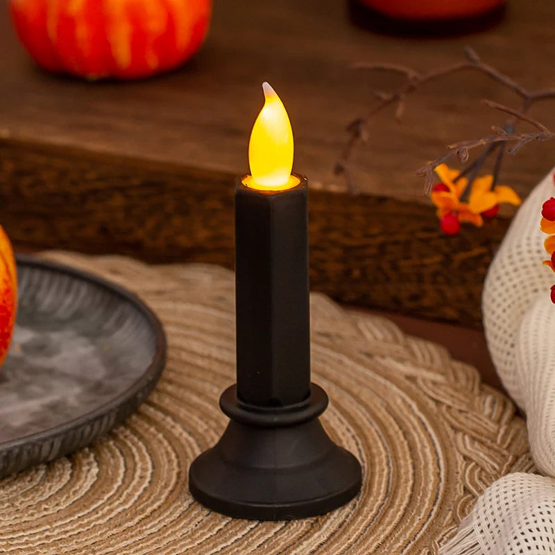 LED Decorative Candle Realistic Flicker Fire-Resistant & Battery-Free