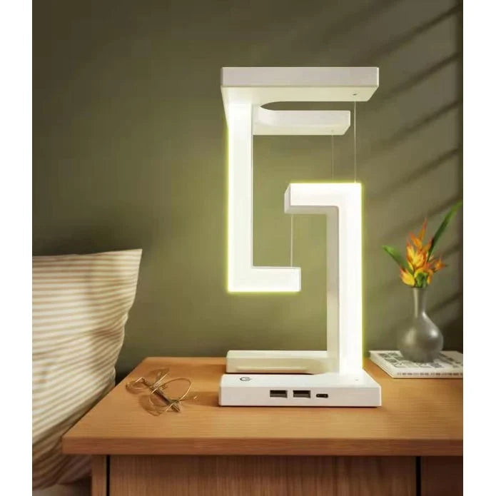 LED Desk Lamp Foldable Wireless Charging & USB Ports