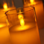 LED Flameless Candle Real Wax Remote Dimmer & Timer